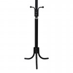 Καλόγερος Mendora pakoworld μέταλλο σε μαύρη απόχρωση 40x40x180εκ