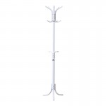 Καλόγερος Mendora pakoworld μέταλλο σε λευκή απόχρωση 40x40x180εκ