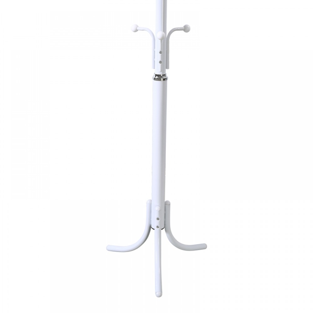 Καλόγερος Mendora pakoworld μέταλλο σε λευκή απόχρωση 40x40x180εκ