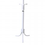 Καλόγερος Mendora pakoworld μέταλλο σε λευκή απόχρωση 40x40x180εκ