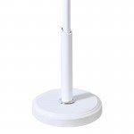 Καλόγερος Portu pakoworld μέταλλο σε λευκή-φυσική απόχρωση Φ30x170εκ