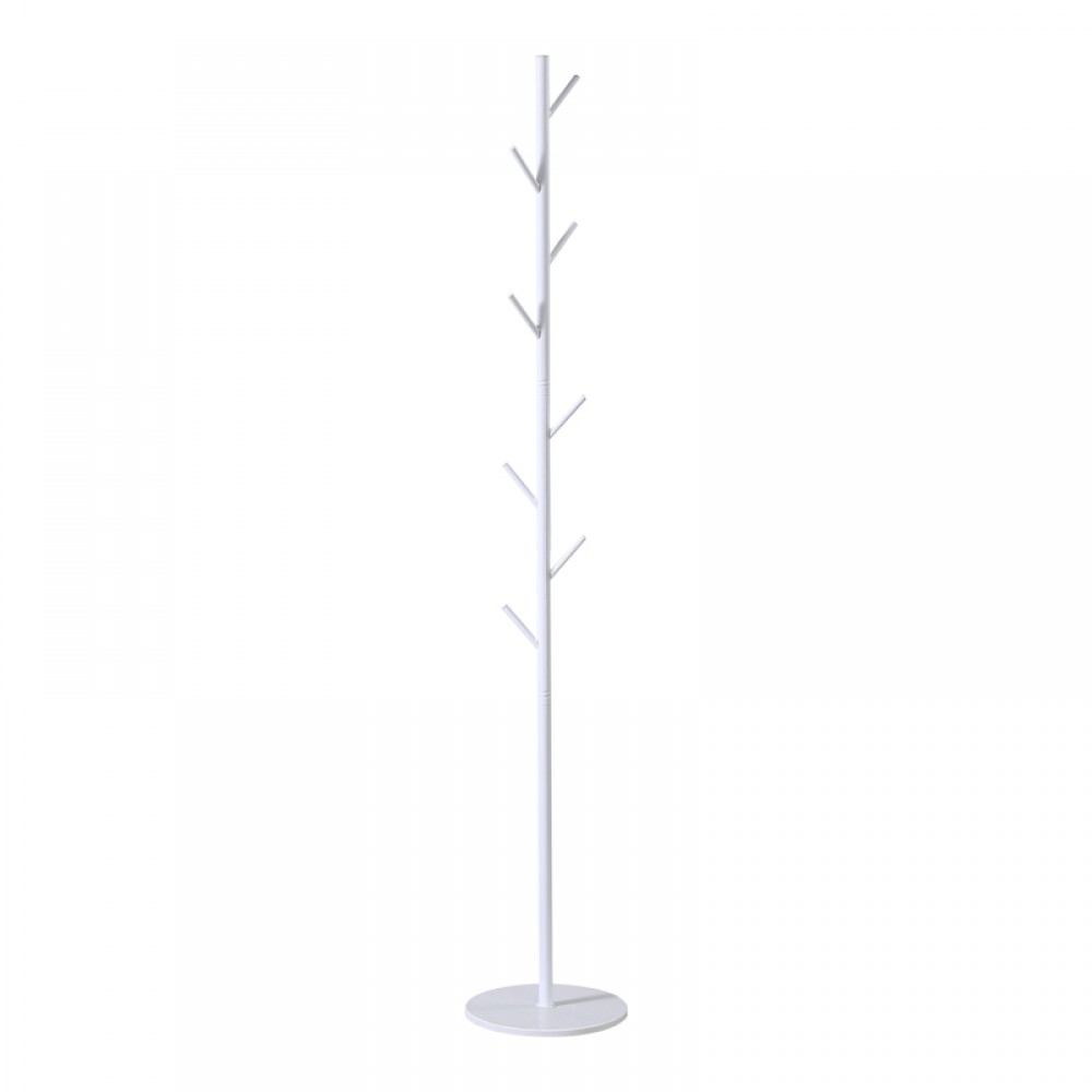 Καλόγερος Tebera pakoworld μέταλλο σε λευκή απόχρωση Φ30x170εκ