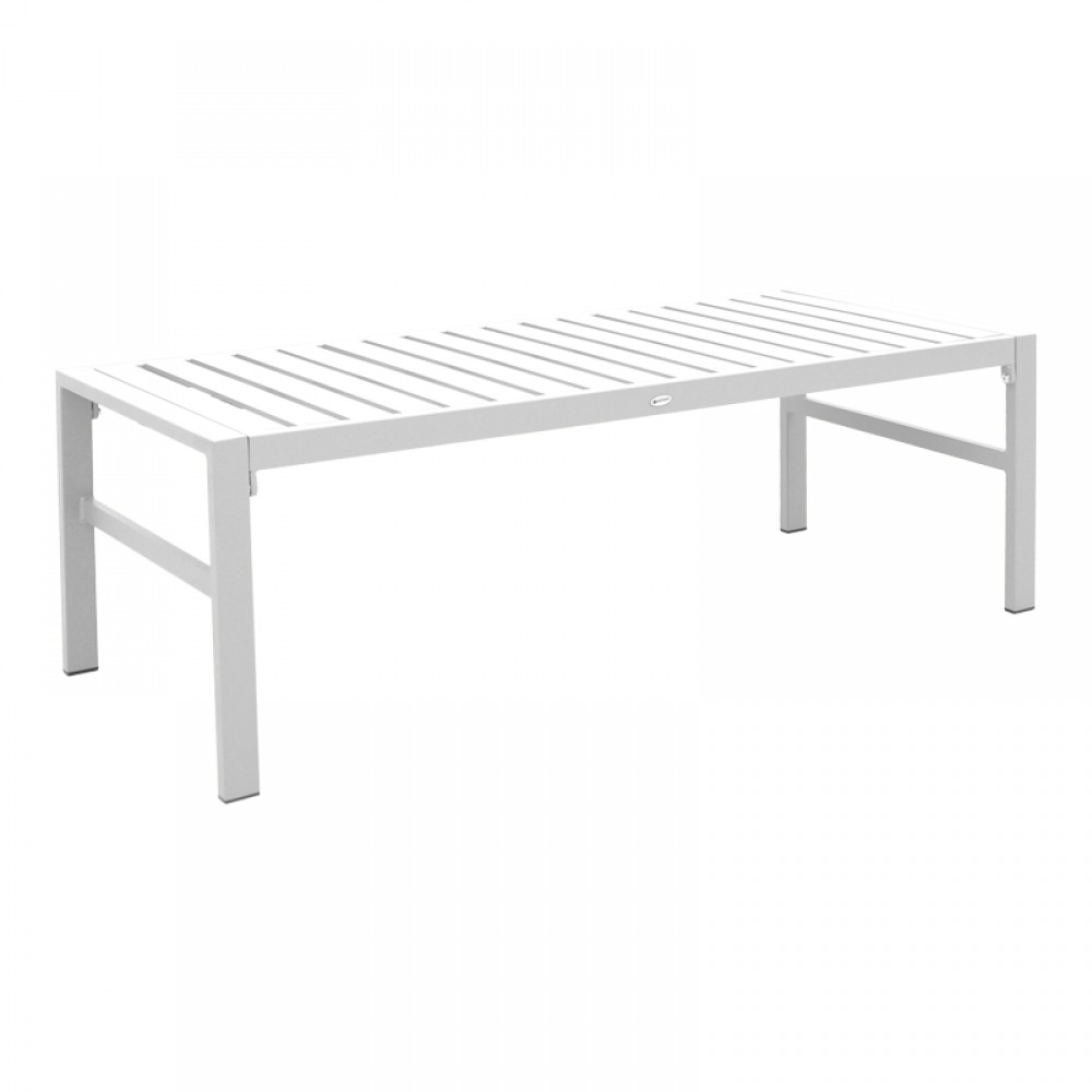 Σαλόνι Gardenly Ι pakoworld σετ 4τμχ αλουμίνιο σε λευκή απόχρωση με γκρι-μπεζ μαξιλάρια