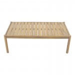 Σαλόνι εξωτερικού χώρου Verilan pakoworld μασίφ ξύλο ακακίας με σχοινί και μπεζ μαξιλάρια