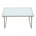 Σαλόνι εξωτερικού χώρου Veranda textilene-μέταλλο σε cappuccino απόχρωση