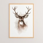 Πίνακας Deereby pakoworld με ψηφιακή εκτύπωση και πλαίσιο 33x1.5x48εκ