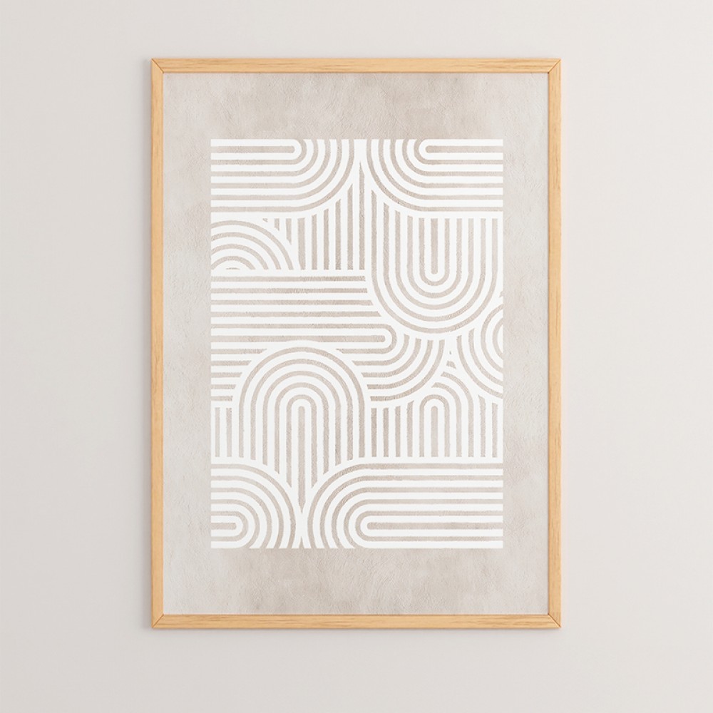 Πίνακας Liny pakoworld με ψηφιακή εκτύπωση και πλαίσιο 33x1.5x48εκ