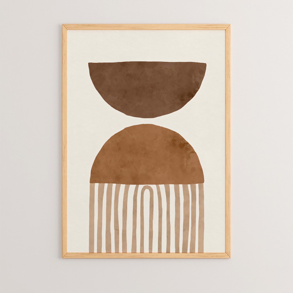 Πίνακας Serby pakoworld με ψηφιακή εκτύπωση και πλαίσιο 33x1.5x48εκ