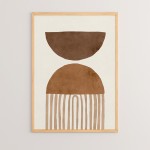 Πίνακας Serby pakoworld με ψηφιακή εκτύπωση και πλαίσιο 33x1.5x48εκ