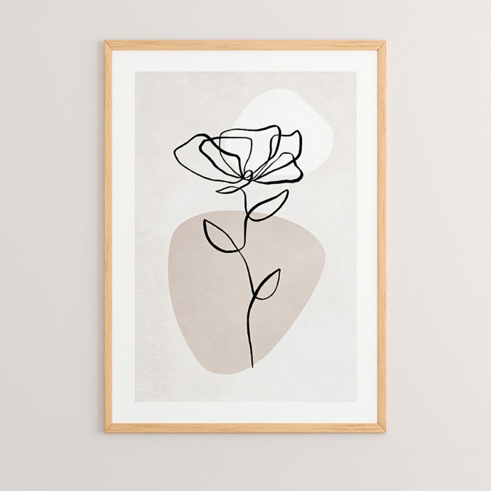 Πίνακας Bevo pakoworld με ψηφιακή εκτύπωση και πλαίσιο 33x1.5x48εκ