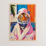 Πίνακας Olenth pakoworld με ψηφιακή εκτύπωση και πλαίσιο 33x1.5x48εκ