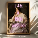 Πίνακας Richy pakoworld με ψηφιακή εκτύπωση και πλαίσιο 33x1.5x48εκ