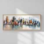 Πίνακας Teria pakoworld με ψηφιακή εκτύπωση και πλαίσιο 70x2x33εκ