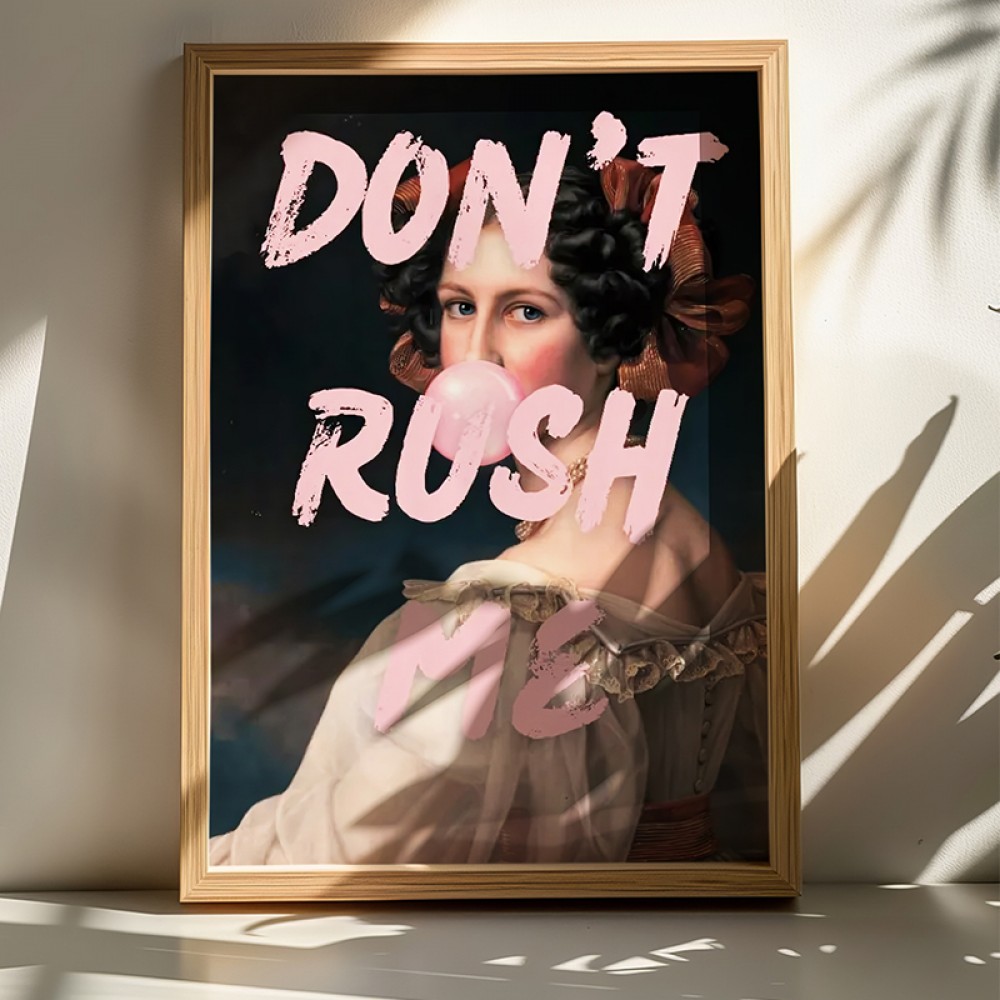 Πίνακας Rushea pakoworld με ψηφιακή εκτύπωση και πλαίσιο 50x2x70εκ