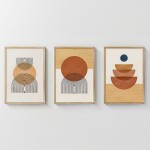 Πίνακας Mireta pakoworld τρίπτυχος με ψηφιακή εκτύπωση και πλαίσιο 33x1.5x48εκ