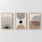 Πίνακας Lagon pakoworld τρίπτυχος με ψηφιακή εκτύπωση και πλαίσιο 33x1.5x48εκ