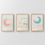 Πίνακας Pepy pakoworld τρίπτυχος με ψηφιακή εκτύπωση και πλαίσιο 33x1.5x48εκ