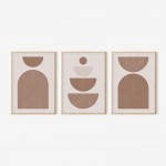 Πίνακας Loana pakoworld τρίπτυχος με ψηφιακή εκτύπωση και πλαίσιο 33x1.5x48εκ