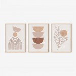 Πίνακας Teronja pakoworld τρίπτυχος με ψηφιακή εκτύπωση και πλαίσιο 33x1.5x48εκ