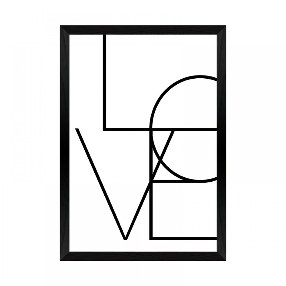 Πίνακας Amora pakoworld με ψηφιακή εκτύπωση και πλαίσιο 33x1.5x48εκ