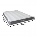 Στρώμα Dreamer pakoworld pocket spring διπλής όψης 20cm 160x200εκ