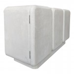 Μπουφές Kooldio pakoworld mdf λευκό 120x37.5x69εκ