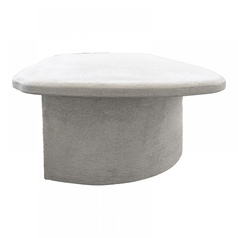 Τραπέζι σαλονιού Verven pakoworld mdf λευκό 120x60x32εκ