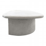 Τραπέζι σαλονιού Verven pakoworld mdf λευκό 120x60x32εκ