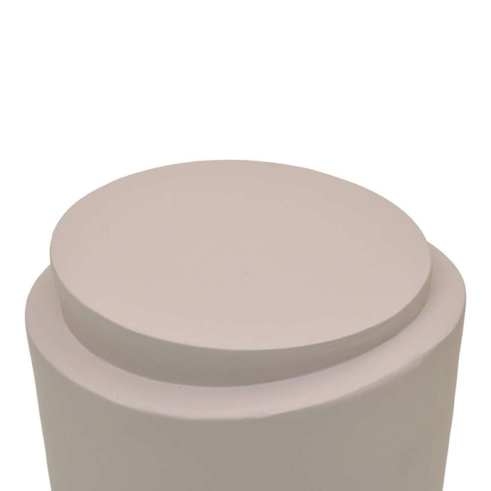 Βοηθητικό τραπέζι Fortox pakoworld MGO cappuccino Φ40x49.5εκ