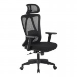 Καρέκλα γραφείου διευθυντή Magida pakoworld mesh μαύρο 58.5x66x115-125εκ