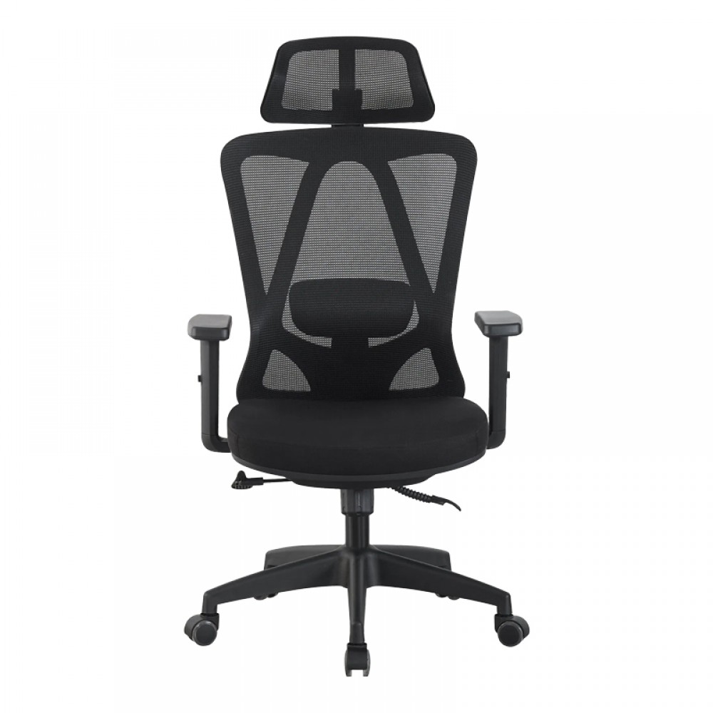 Καρέκλα γραφείου διευθυντή Magida pakoworld mesh μαύρο 58.5x66x115-125εκ