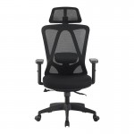 Καρέκλα γραφείου διευθυντή Magida pakoworld mesh μαύρο 58.5x66x115-125εκ