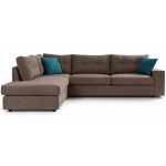 Γωνιακός καναπές Hanson-Mocca-Αριστερή