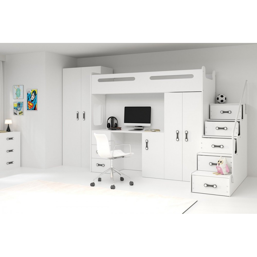 Κουκέτα Steps plus-Leuko 258x151.5x180