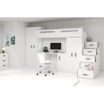 Κουκέτα Steps plus-Leuko 258x151.5x180