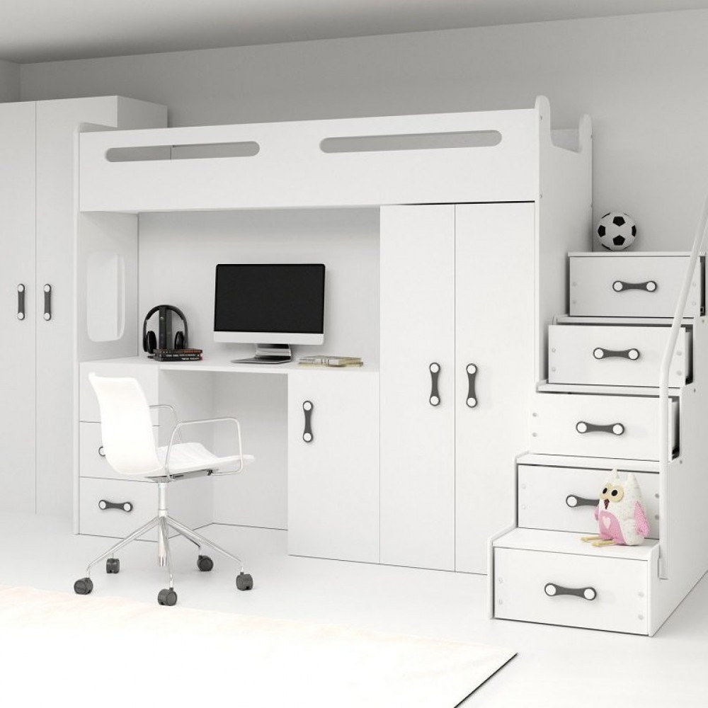 Κουκέτα Steps plus-Leuko 258x151.5x180