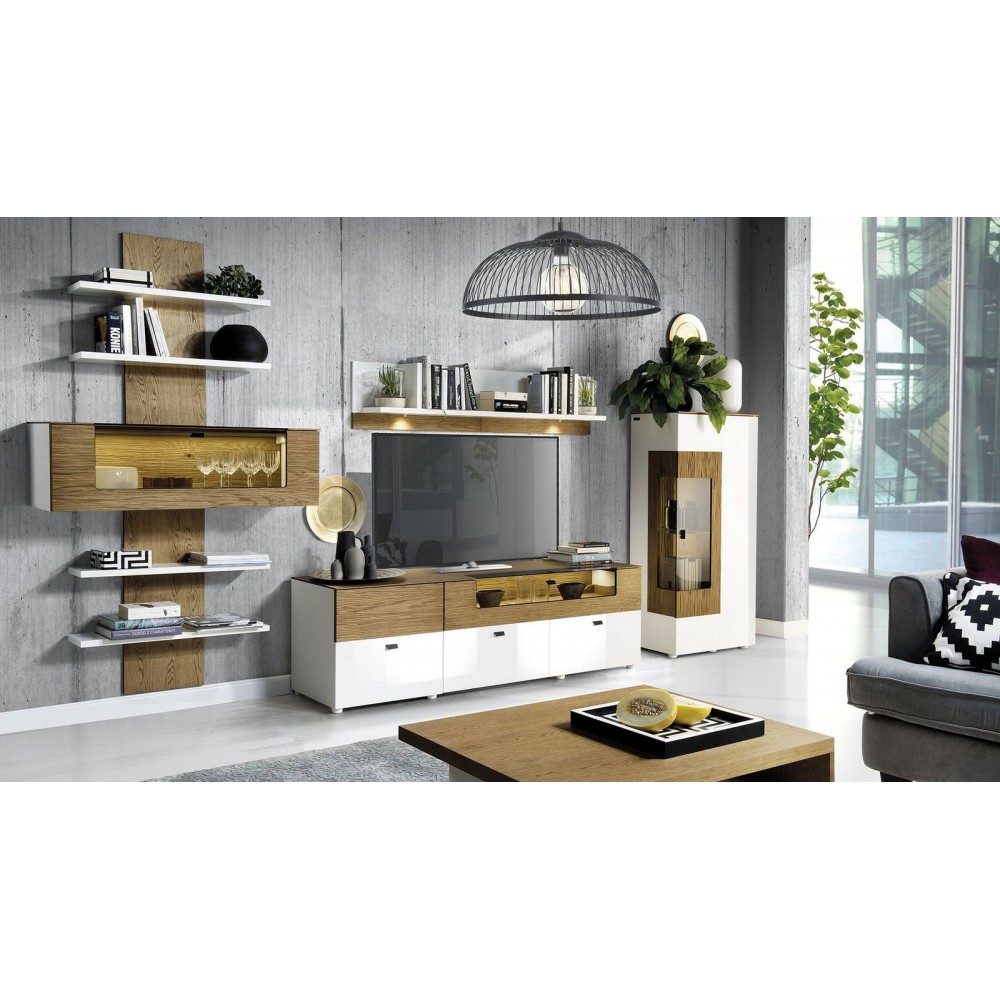 Βιτρίνα κρεμαστή Leblon I με ράφια