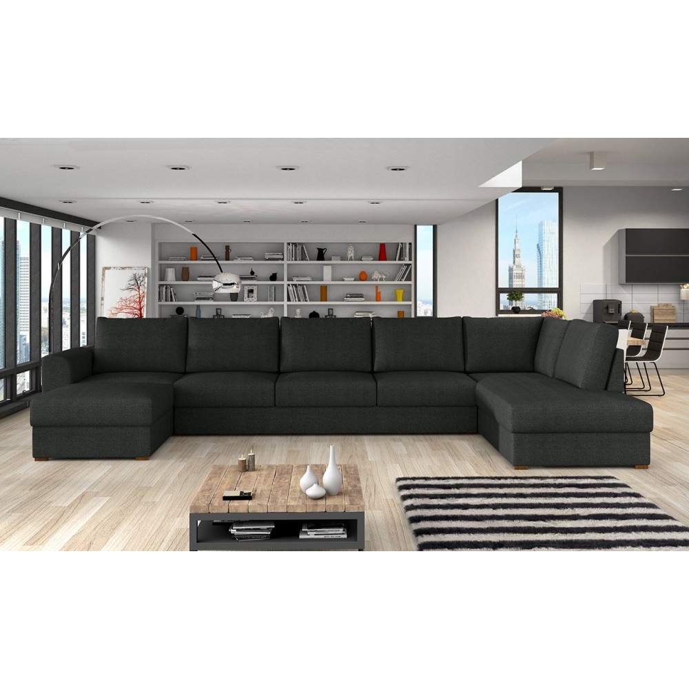 Γωνιακός καναπές Wilma large 370x186x85
