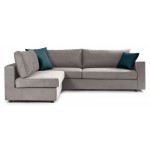 Γωνιακός καναπές Verde-Gkri Anoixto