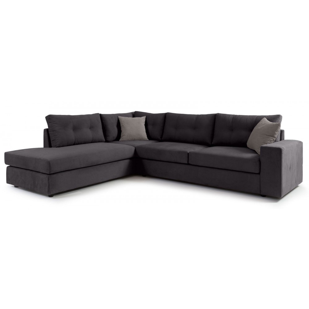 Γωνιακός καναπές Hanson-Anthraki-Αριστερή