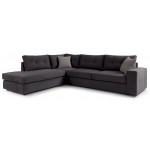 Γωνιακός καναπές Hanson-Anthraki-Αριστερή