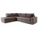 Γωνιακός καναπές Holmes-Mocca-Αριστερή