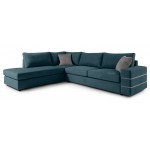 Γωνιακός καναπές Holmes-Petrol-Αριστερή