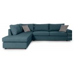 Γωνιακός καναπές Holmes-Petrol-Αριστερή