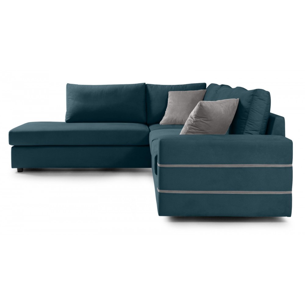 Γωνιακός καναπές Holmes-Petrol-Αριστερή