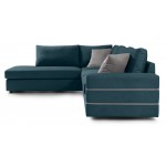 Γωνιακός καναπές Holmes-Petrol-Αριστερή