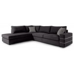 Γωνιακός καναπές Holmes-Anthraki-Αριστερή