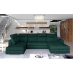 Γωνιακός καναπές Evans-Δεξιά-Prasino