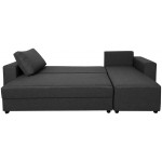 Γωνιακός καναπές Charm-Gkri Skouro-Αριστερή