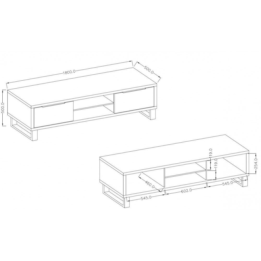 Έπιπλο τηλεόρασης Halley max-Fusiko